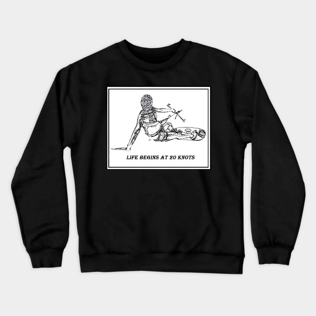 Windy Planet Kitesurfing Apparel Crewneck Sweatshirt by Windy Planet Apparel